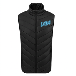 Chaleco Acolchado de Plumón con Cuello Alto para Hombre, Estilo Ecuestre, Personalizado, Invierno, Unisex, Impermeable, Chaqueta sin Mangas - Product Image 2