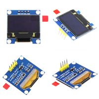 0.91 pouces 0.96 pouces oled IIC Module d'affichage OLED blanc série I2C SSD1306 12864 carte d'écran LCD pour Arduino
