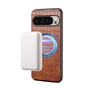 Funda Magnética para Teléfono con Carga Inalámbrica, Diseño de Piel de Cocodrilo, Resistente a Impactos, Estilo Lujoso, Compatible con <span class=keywords><strong>Pixel</strong></span> 11/10/9/8/7/6 Series - Product Image 5