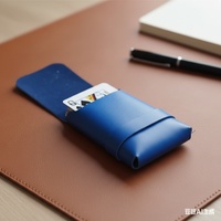 Boîte de rangement portable en cuir rétro Boshiho avec fermeture éclair pour cartes de poker, étui de voyage pour jeu de cartes individuel