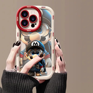 <span class=keywords><strong>Cover</strong></span> Posteriore Antiurto per Cellulare in Morbido TPU con Stampa Anime Cartone Animato Mario per <span class=keywords><strong>iPhone</strong></span> 16 <span class=keywords><strong>Pro</strong></span> <span class=keywords><strong>Max</strong></span> 15 14 <span class=keywords><strong>Pro</strong></span> <span class=keywords><strong>Max</strong></span> 13 12 Mini <span class=keywords><strong>11</strong></span> - Product Image 5