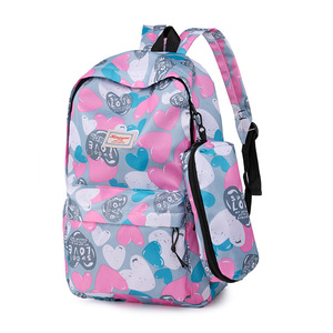 Sac à dos décontracté pour étudiants, grande capacité, léger, fermeture éclair, doublure en polyester, motif dessin animé pour enfants, idéal pour les trajets quotidiens - Product Image 4