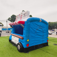 Tienda inflable con forma de coche de tamaño personalizado, tienda comercial de palomitas de maíz para carnaval, tienda inflable de publicidad para ferias a la venta