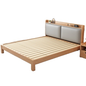 Muebles de Dormitorio al por Mayor, Cama King Size de Madera Ecológica, Estilo Moderno, Color Madera, MW42501, Cuna de Madera MW42501 - Product Image 1