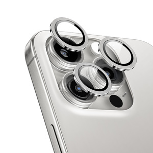 [Protector de Lente] Protector de Lente de Vidrio Transparente con Marco Metálico para Celular, para <span class=keywords><strong>iPhone</strong></span> 11, 12, 13 Series - Product Image 1