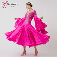 B-23169 personnalisé nouvelle robe de danse de salon standard international robes de danse de salon en soie perlée de haute qualité à vendre