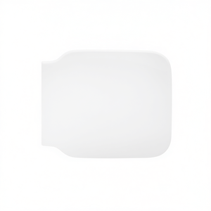 Asiento de inodoro para Simas Flow Quadro Shape 8, blanco, con bisagras de expansión, 51 cm de largo, 39 cm de ancho, 6 cm de altura - Product Image 3