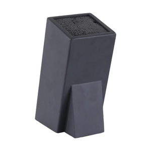 Porte-couteaux en bois d'acacia de grande capacité <span class=keywords><strong>Rangement</strong></span> multifonctionnel pour couteaux de cuisine avec gravure en bambou - Product Image 6