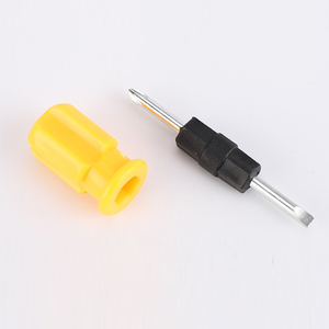 Destornillador con mango de plástico antideslizante de 4 mm, 5 mm y 6 mm con punta de doble extremo para trabajos de instalación de gabinetes domésticos y bricolaje - Product Image 1