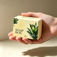 Ventes chaudes, savon artisanal de luxe haut de gamme, boîte cadeau rigide personnalisée, matériaux recyclés, boîte à bougies