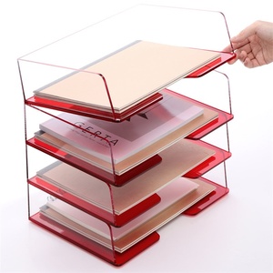 <span class=keywords><strong>ชั้น</strong></span><span class=keywords><strong>วาง</strong></span>แฟ้มหลายชั้นแบบแนวนอนสำหรับวางบนโต๊ะทำงาน กล่องเก็บแฟ้มใสขนาด <span class=keywords><strong>A4</strong></span> กล่องจัดเก็บเอกสารสำหรับสำนักงาน เหมาะสำหรับนักเรียน ใช้สำหรับจัดเรียงข้อสอบ - Product Image 2