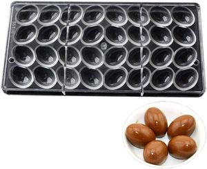 Moule à chocolat en forme de noix, forme 3D tridimensionnelle, moule à barre chocolatée en polycarbonate - Product Image 1