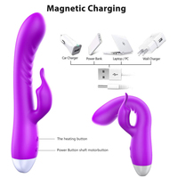 Beheizbarer AV-Stab G-Punkt Sexspielzeug Rabbit-Vibrator für Frauen Vagina-Klitoris-Stimulator Massagestab Vibrator Sexshop Dropshipping