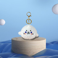 Dessin animé Animal famille série Super doux jouets en peluche PP coton rempli méduse homard crabe sac charme