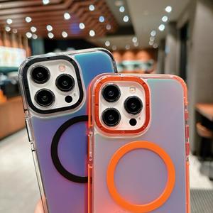 Funda Magnética Metálica para Teléfono con Lente Degradada y Protección Contra Impactos, Compatible con <span class=keywords><strong>iPhone</strong></span> 17/16/15/14/<span class=keywords><strong>13</strong></span>/12/11 - Product Image 3