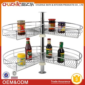 New Arrived China Fashion 3 / 4 Turn Revolving Shelf <strong>Corner</strong> <strong>Unit</strong> - Product Image 6