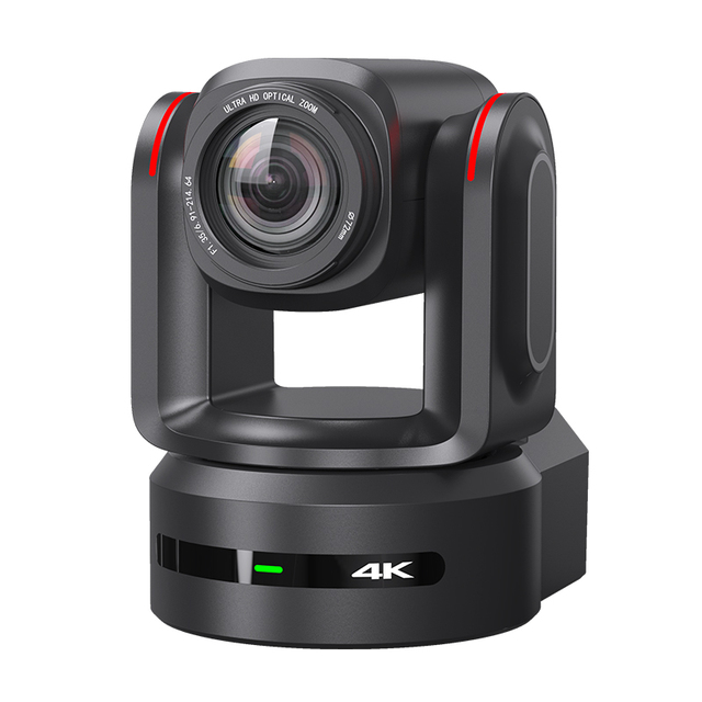 HDKATOV AI Auto Tracking NDI PTZ Camera 3G-SDI/HDMI/USB3.0/LAN PoE 30X Optical Zoom Live Streaming Camera, 4K 60FPS for Church