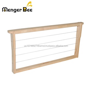 Nouvelles rames de ruche Langstroth profondes et moyennes avec fil en acier inoxydable et pin de Nouvelle-Zélande - Product Image 2