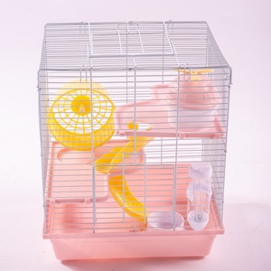 กรงเลี้ยงแฮมสเตอร์พร้อมก้นพลาสติกและลวดโลหะชั้นนำจากโรงงาน - Product Image 3