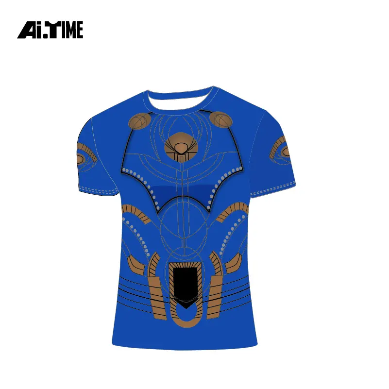 2021 नई डिजाइन Broadcloth स्पैन्डेक्स कपास कस्टम प्रिंट पुरुषों की टी शर्ट लघु आस्तीन अनन्त दौड़