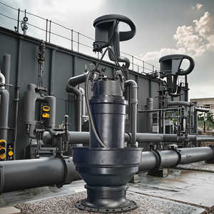 Pompe à flux axial en fonte haute performance pour une circulation d'eau et une efficacité de refroidissement supérieures Qzb - Product Image 4