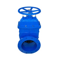Válvula de Compuerta Manual de Hierro Dúctil de 200mm 400mm con Brida de Sellado Suave para Alta Temperatura 1.0-2.5MPa Z45X-10P Precio