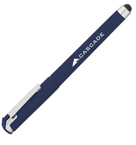 Bolígrafo de Gel con Logotipo Personalizado Cali, Tacto Suave, Retráctil, Empuñadura de Goma, Punta Mediana, Tinta Negra, Impresión en Pantalla, Promocional, Venta al Por Mayor - Product Image 5