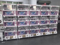 WANGERBAO Distributeur automatique d'œufs à capsules Gachapon à trois étages avec accepteur de pièces