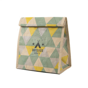 Bolsas de papel Tyvek compostables reutilizables ecológicas 100% embalaje de alimentos biodegradable carta de logotipo personalizado para el almuerzo para llevar - Product Image 5