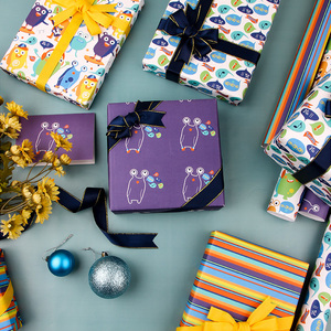 High Quality Wholesale 80g Birthday ArtPaper Tissue 43*300cm Gift Luxury Custom Packaging Wrapping <b>Paper</b> Roll - Product Image 3