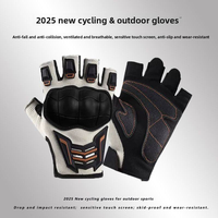 Gants de fitness respirants à demi-doigts avec grip antidérapant en silicone - Protection de la paume absorbant les chocs pour la musculation et les tractions