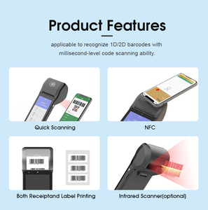 RAKINDA Android RK25 Terminal Punto de Venta Portátil Todo en Uno, Biométrico, Inteligente, con Facturación, 4G, NFC - Product Image 4