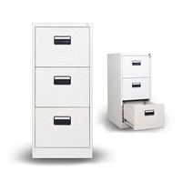 Armoire de classement de bureau en acier Zhaoxin avec 2/3/4 tiroirs, verrouillable, ignifuge, design mobile, armoire de rangement métallique moderne
