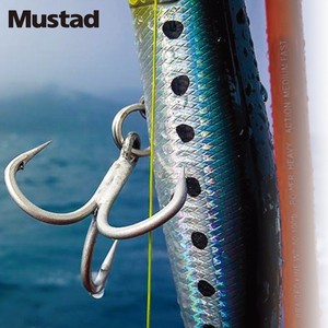 Mustad 36328NP-DS Anzuelo Triple 7X Reforzado para Pesca en Aguas Profundas, Anzuelo de Tres Garras, Anzuelo de Anclaje, Anzuelo Tridente con Púas - Product Image 5
