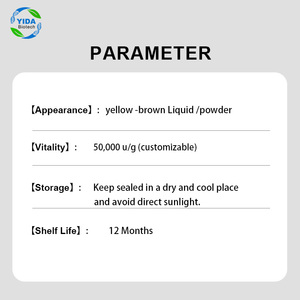 Yida công nghệ sinh học Công nghiệp cấp Enzyme <span class=keywords><strong>xylanase</strong></span> bột 50000u/G giấy ngành công nghiệp thức ăn phụ gia cải thiện tiêu hóa 12 tháng - Product Image 2