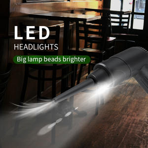 Plumero de aire inalámbrico portátil potente de 15000mAh con luz LED, plumero de aire con Motor sin escobillas para campamento, coche Barbecu - Product Image 2