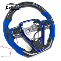 Volant en fibre de carbone LED personnalisé pour Toyota Camry XV70 2018-2023 avec affichage multicolore et design sportif