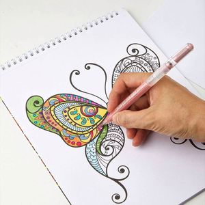 Livre de coloriage créatif DIY pour enfants et adultes, papier A4, design spirale, pour soulager le stress - Product Image 2