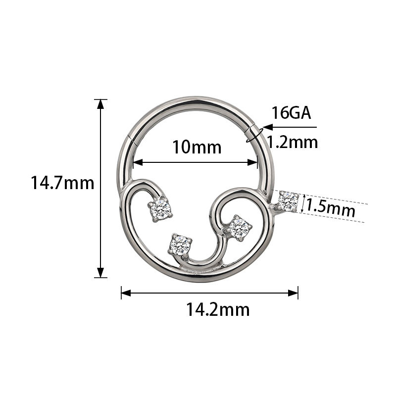 TB-1565 1.2*10mm Gold