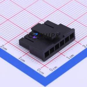 436450608 Housing (Wire-to-Board / Wire-to-Wire) P=3mm Connector 1x6P 3mm Micro-Fit (MX 3.0) 1 - Product Image 1