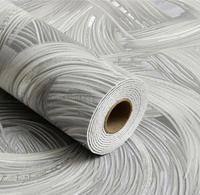 Papier peint auto-adhésif de luxe à motif tourbillonnant, imperméable, autocollant mural à décoller et à coller pour la chambre à coucher, le salon, la décoration de la maison