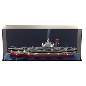 Jouets pour garçons, kits de blocs de construction pour enfants, porte-avions, porte-hélicoptères, navire d'assaut <span class=keywords><strong>amphibie</strong></span>, ensembles de blocs de construction pour enfants - Product Image 1