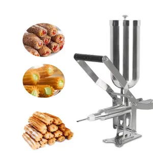 Manual Bread Butter Cake Cream Stuffing / Jam Core Filling Machine