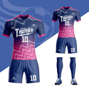 2024-2025定制快干足球服高品质涤纶升华名称足球球衣运动服原装标志 - Product Image 5