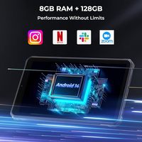 Tablette robuste Android 14 Mediatek 8781 8,68 pouces GPS UTV Charge rapide 33W Étanche IP68 8000mAh Dure 11 heures 32MP+48MP