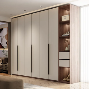 Meubles de chambre à coucher directement de l'usine, placard sur mesure, durable, moderne, minimaliste, armoire de rangement personnalisée - Product Image 3