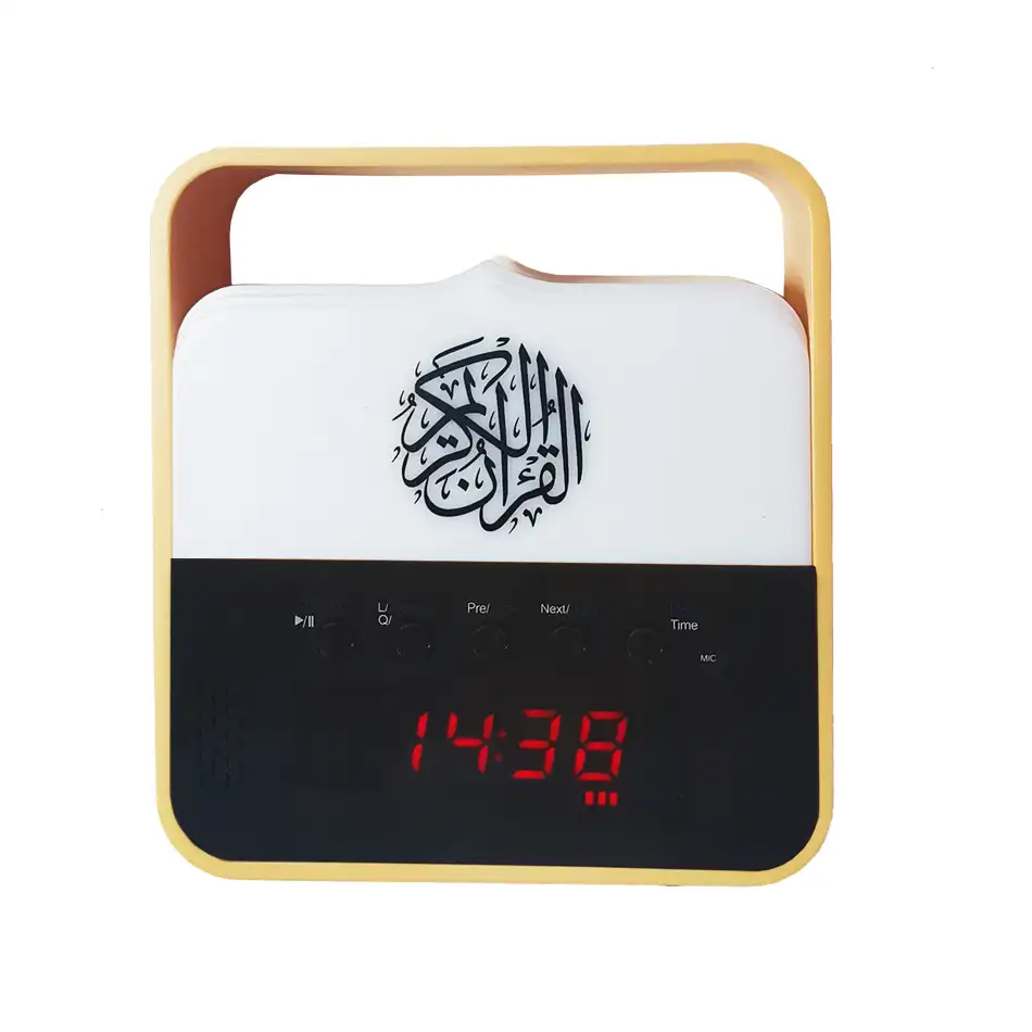 Speaker Pemutar Mp3 Quran Digital, Pemutar Mp3 Al, Hadiah Aplikasi Islam, Portabel, Lampu Bulan Sentuh