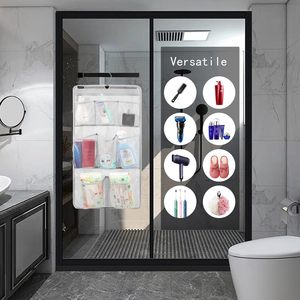 Mesh <b>Shower</b> Organizer 8 Pockets Hanging <b>Caddy</b> Quick Dry Bathroom Storage For Toiletries With Rotating <b>Hanger</b> - Product Image 2