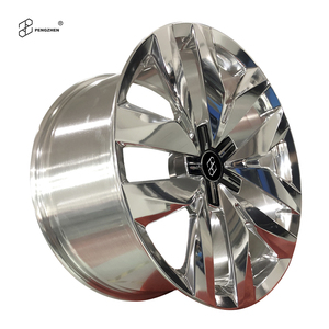 Jantes en alliage d'aluminium forgé à 5 branches, effet miroir, argent poli Pengzhen, 17 pouces, 18 pouces, 20 pouces, neuves, 35 mm, 4 pièces - Product Image 2