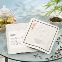 Emballage de luxe pour sachets de thé, grains de café et poudre de matcha – Sachet plat thermoscellable à trois soudures, résistant à l'humidité